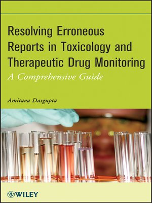 cover image of Resolving Erroneous Reports in Toxicology and Therapeutic Drug Monitoring